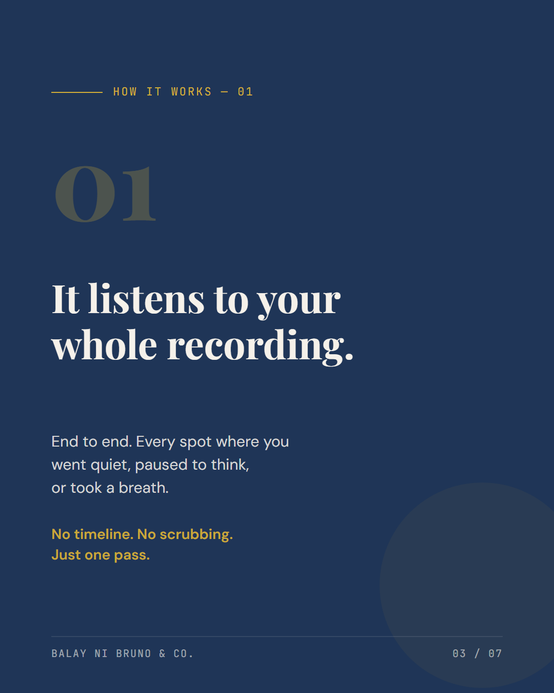 Step 1 - send your recording